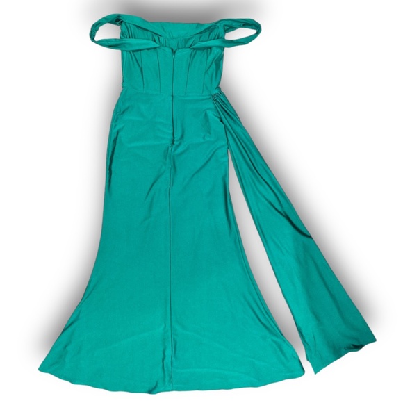 Moda Glam Jersey Corset Gown with Sash - Picture 7 of 11